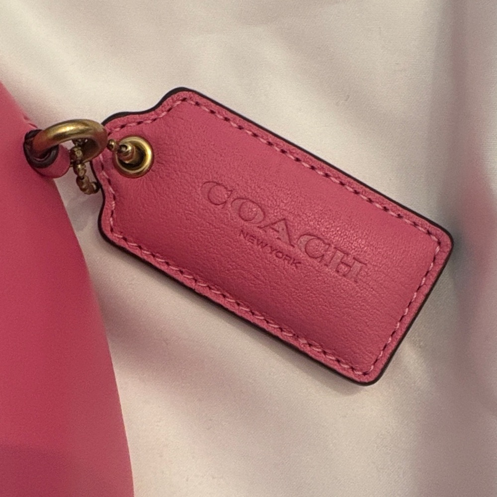 Coach Fuchsia Quilted Crossbody Bag - Picture 3 of 11